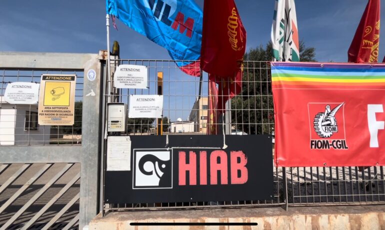 Vertenza Hiab Statte, lavoratori in cassaintegrazione