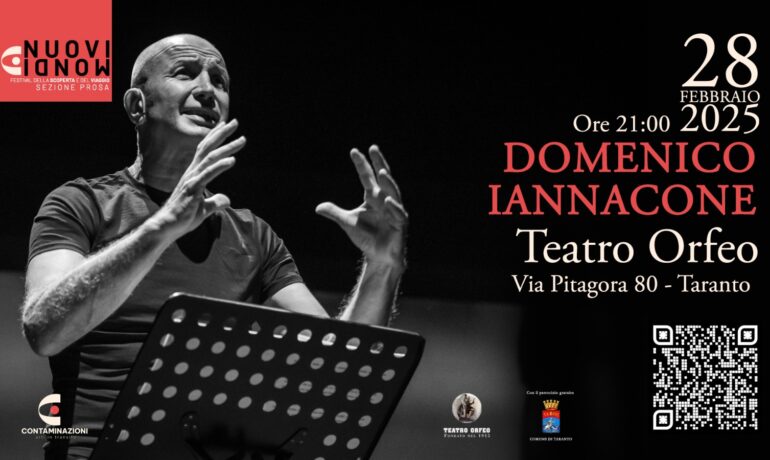 Domenico iannaccone al teatro Orfeo